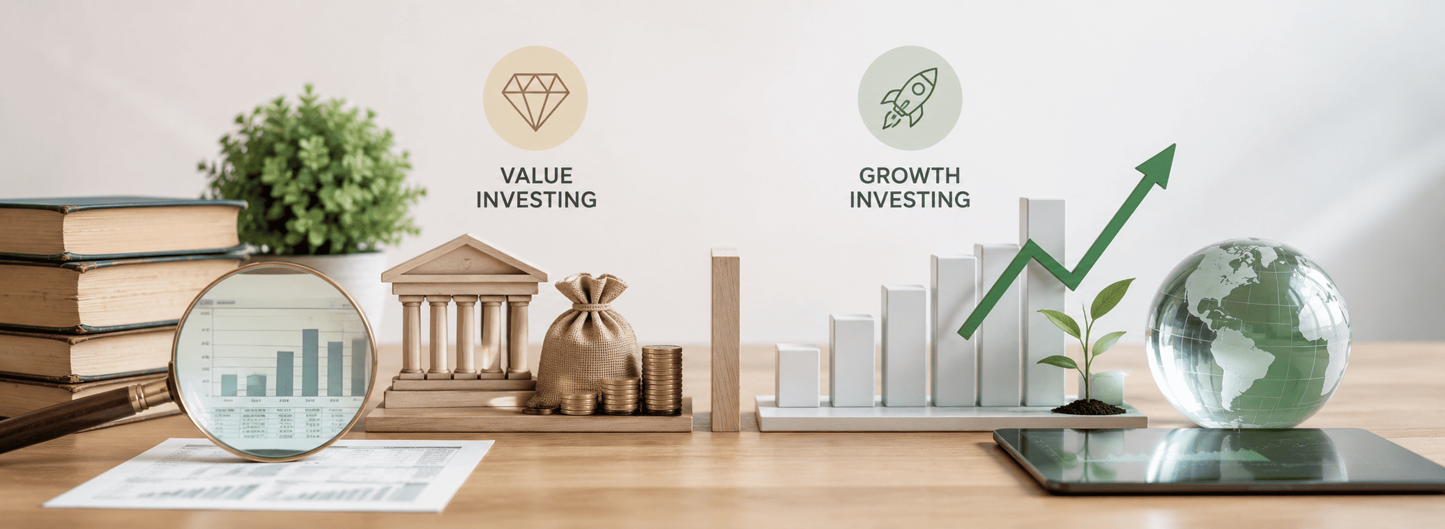 Value investing vs growth investing: diferencias